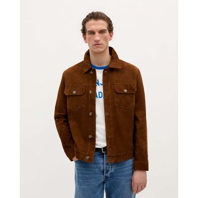 Veste en daim boutons SCALPERS