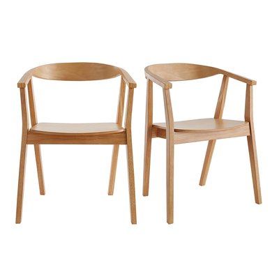Chaises scandinaves en bois (lot de 2) BAHIA MILIBOO