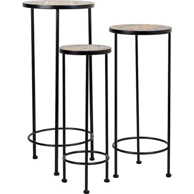 support plante mosaïque et fer  élégant pour intérieur raffiné RECOLLECTION