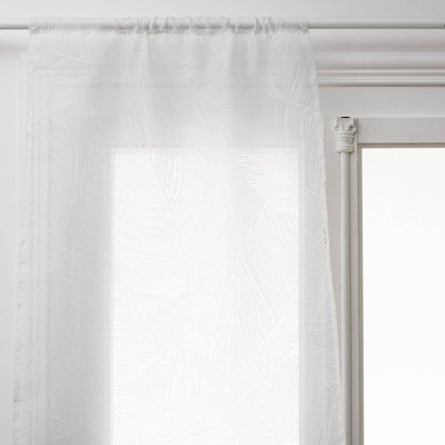 Lot de 2 voilages FEUILLE ATMOSPHERA