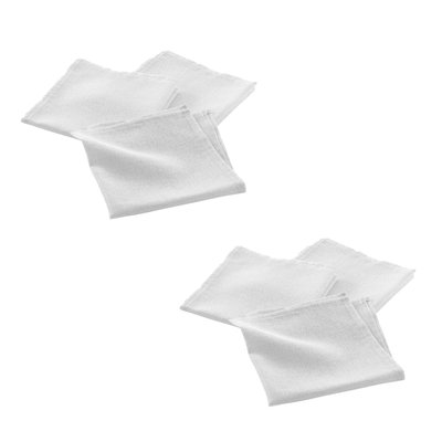 Lot de 2x 3 serviettes fils métallisés TOILINUX