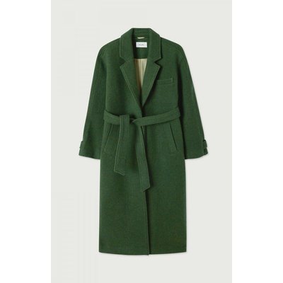 Khaki wool coat La Redoute