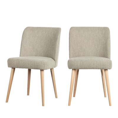 Lot de 2 chaises en tissu bouclé- FORCE VTWONEN