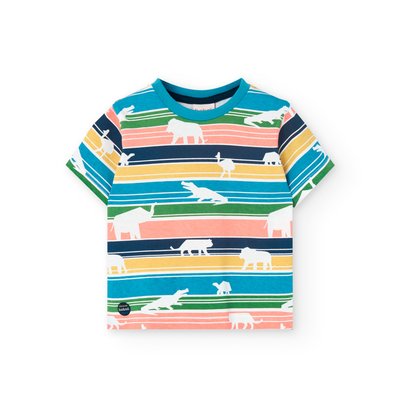 T-Shirt tricot à rayures BOBOLI