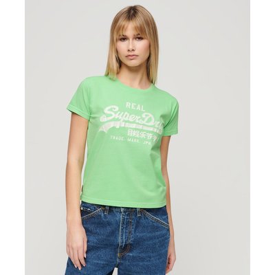 T-shirt ajusté à motif fluo SUPERDRY