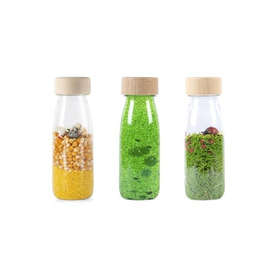 3 Bouteilles sensorielles Woodland PETIT BOUM