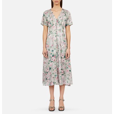 Robe midi évasée manches courtes THE KOOPLES