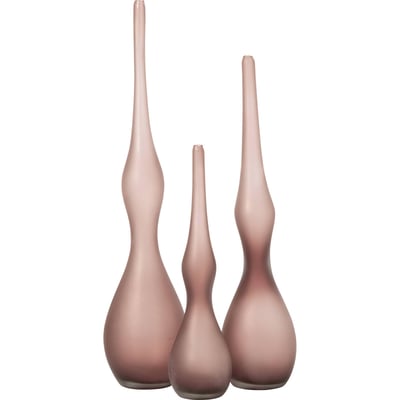 Set de 3 vases en verre RECOLLECTION
