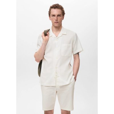 Chemise regular-fit seersucker MANGO MAN
