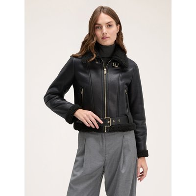 Veste courte effet mouton retourné MOTIVI