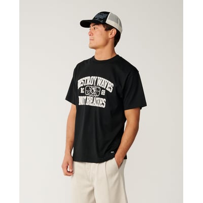 T-shirt Loose DISORDER Destroy WAVES RIP CURL