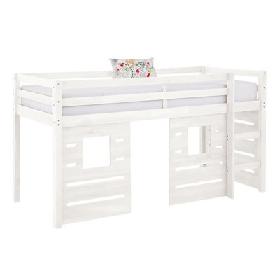 Pack lit mi-hauteur avec matelas Bois massif  ALMA AKITEN RETAIL