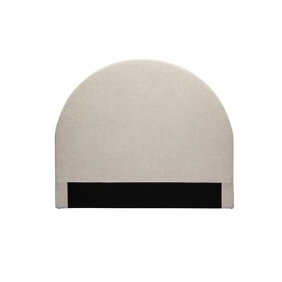 Tête de lit ronde en tissu beige L160 cm NAOMY MILIBOO