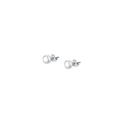 Boucles d'oreilles en argent 925 et perle de culture CLEOR