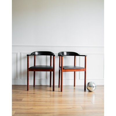 Fauteuil scandinave en bois Jakob N°215 - Bon état DEBONGOUT