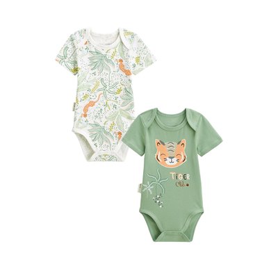 Lot de 2 bodies bébé manches courtes Kanha PETIT BEGUIN