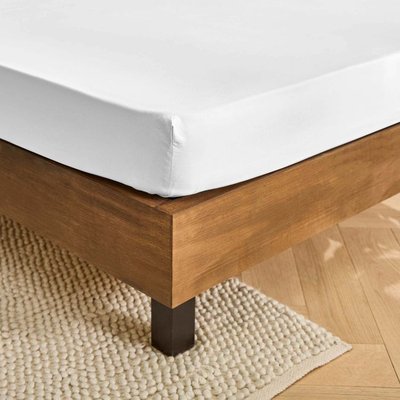 Drap Housse en Coton  PERCALE UNIE MONTELEONE LE LINGE