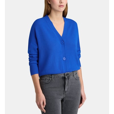 Cardigan Court Tabiola Laine Et Cachemire Responsable Femme GALERIES LAFAYETTE