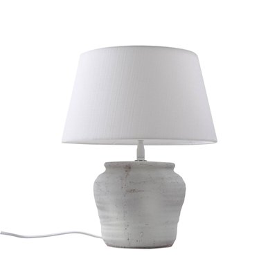Lampe à poser en textile traditionnelle LINDBY
