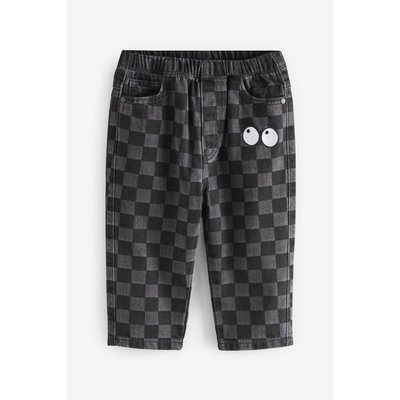 Jean à motif damier NEXT