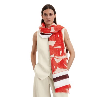 Foulard en coton et lin mélangés MARC O'POLO