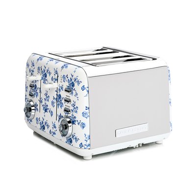 Laura Ashley 4-Slice Stainless Steel Toaster - VQSBT583 LAURA ASHLEY