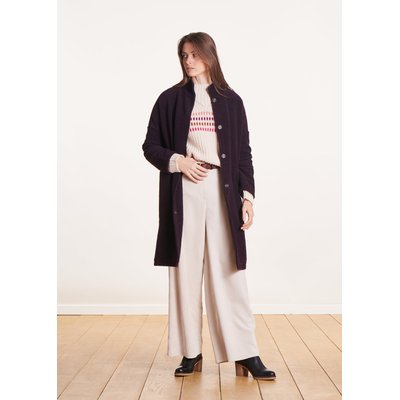 Manteau en laine avec petit col LA FEE MARABOUTEE
