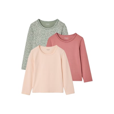 Lot de 3 t-shirts manches longues VERTBAUDET