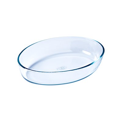 Plat à four ovale en verre 30 x 21 cm PYREX