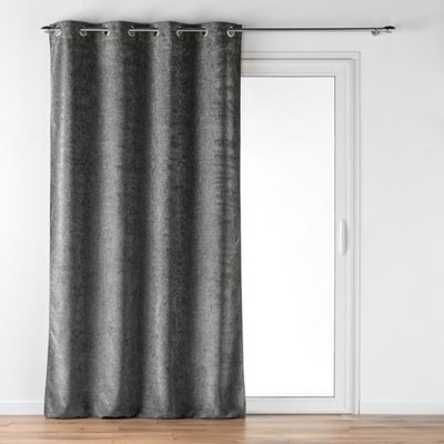 Rideau à Oeillets Verra Velours en relief DOUCEUR D'INTÉRIEUR