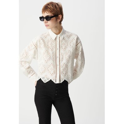 Chemise coton bio broderie anglaise IKKS