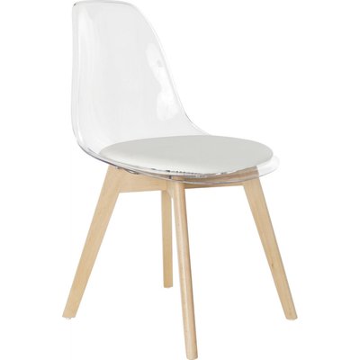 Chaise de cuisine bois et polycarbonate Urban RECOLLECTION