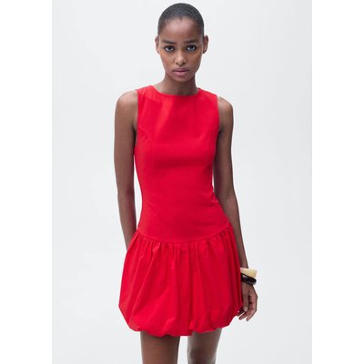 Robe courte effet ballon MANGO