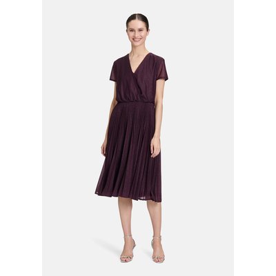 Robe de cocktail à plis VERA MONT