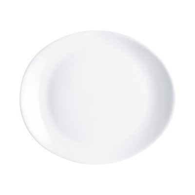 Assiette à steak blanche 30 x 26 cm Friend's Time - Luminarc LUMINARC