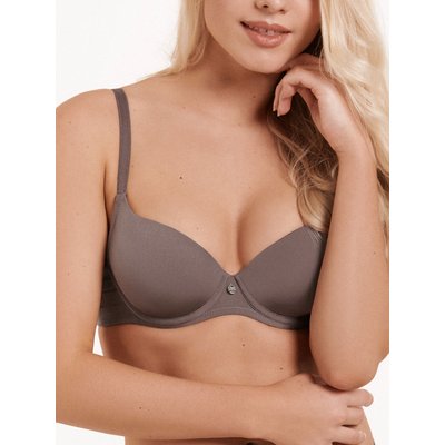 Soutien-gorge préformé ALEGRA marron B à E LISCA