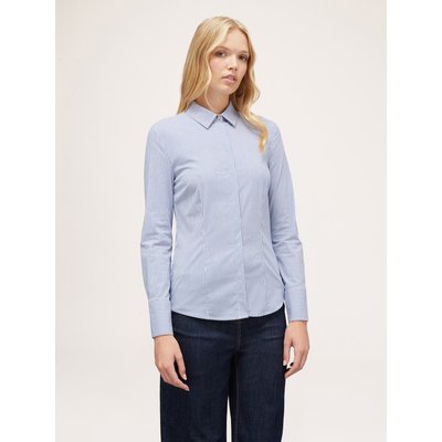 Chemise rayée en popeline de coton mélangé stretch MOTIVI