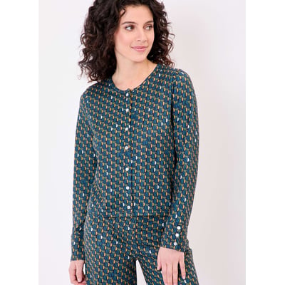 Gilet maille fine boutonnée LAKE LA FIANCÉE