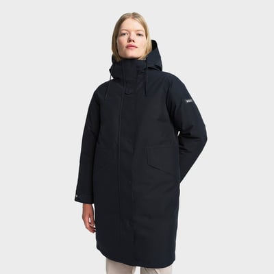 Parka longue capuche fixe fermeture zippée, mi-saison AIGLE