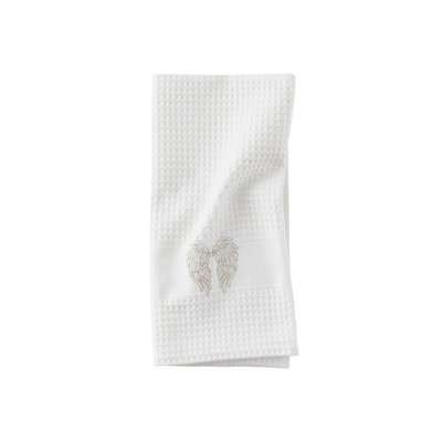 Torchon de cuisine coton ANGEL CARRE BLANC