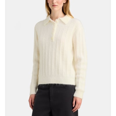 Polo tricot fira polo lainé GALERIES LAFAYETTE