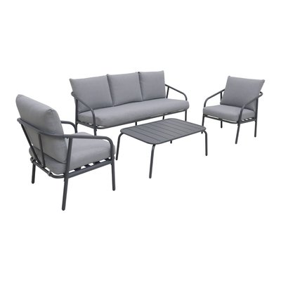 Salon de jardin acier 5 places MESSINA 5 SWEEEK