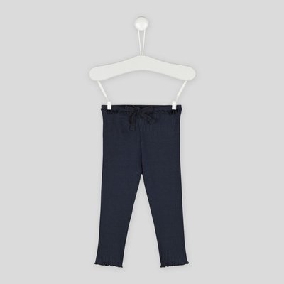 Legging côtelé uni en coton BIO BOUT'CHOU