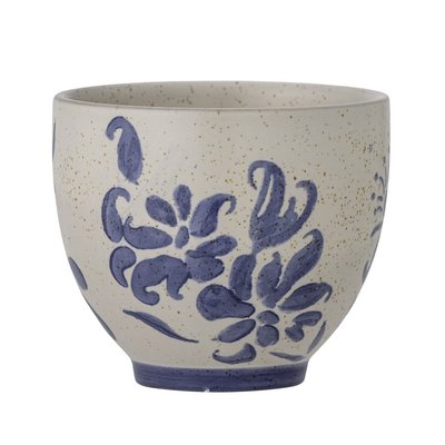 Tasse à café peinte main fleurs  Petunia BLOOMINGVILLE