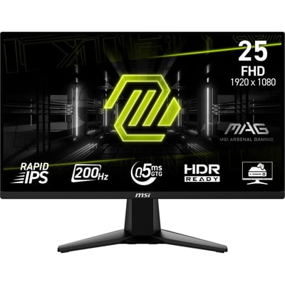 Ecran PC Gamer MAG 255F E20 25" Full HD 200Hz IPS HDR10 MSI