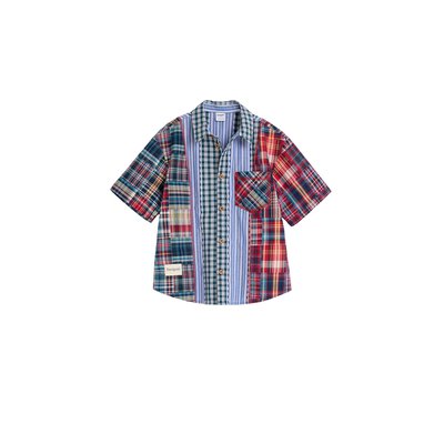 Chemise à carreaux patchwork DESIGUAL