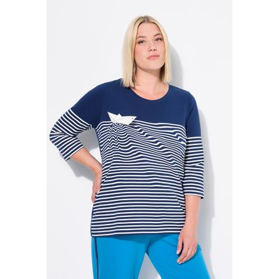 T-shirt à rayures, motif bateau en papier ULLA POPKEN