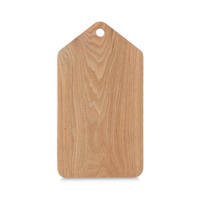 Planche à découper avec trou bois chêne FSC ZELLER PRESENT