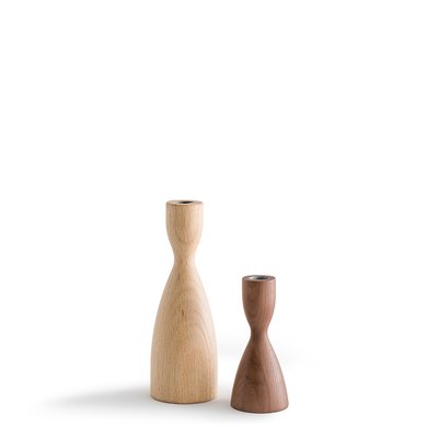 Set de 2 candelabros de madera, Skog AM.PM