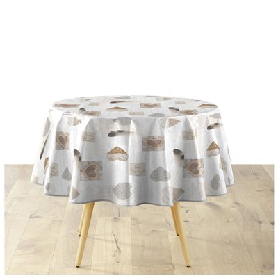 Nappe ronde Coeur delicia DOUCEUR D'INTÉRIEUR